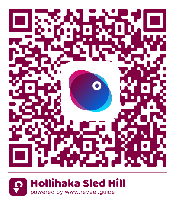Image of the QR linking to the Hollihaka Sled Hill