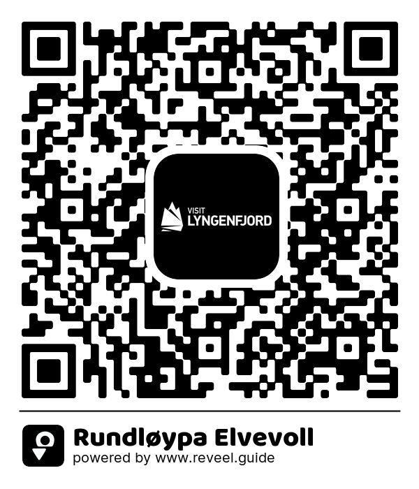 Image of the QR linking to the Rundløypa Elvevoll