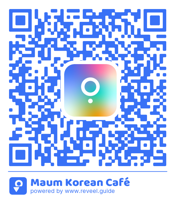 Image of the QR linking to the Maum Korean Café