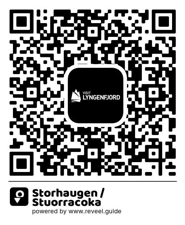 Image of the QR linking to the Storhaugen / Stuorracoka
