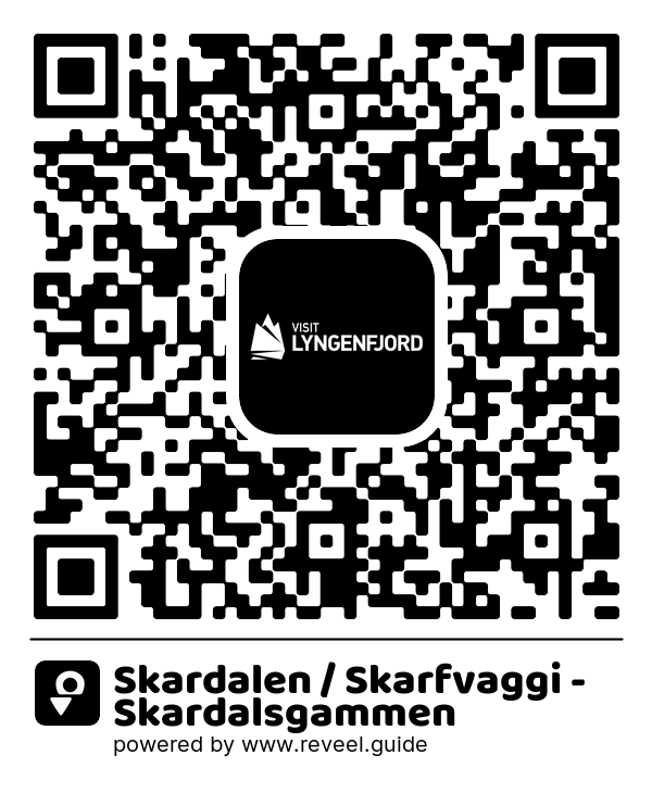 Image of the QR linking to the Skardalen / Skarfvaggi - Skardalsgammen