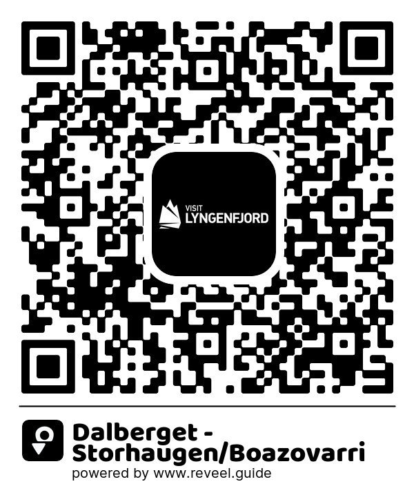 Image of the QR linking to the Dalberget - Storhaugen/Boazovarri