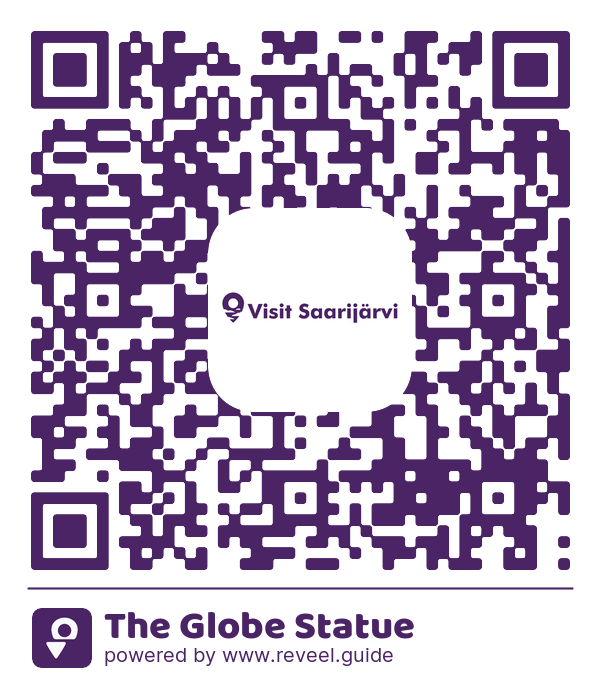 Image of the QR linking to the The Globe Statue