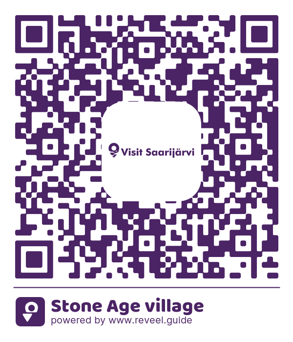 Image of the QR linking to the Stone Age village