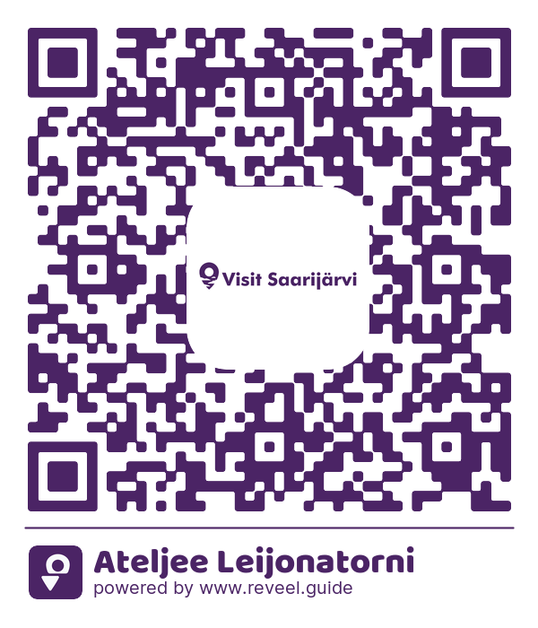 Image of the QR linking to the Ateljee Leijonatorni