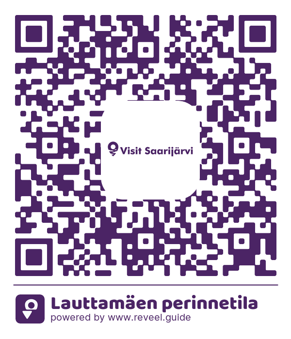 Image of the QR linking to the Lauttamäen perinnetila