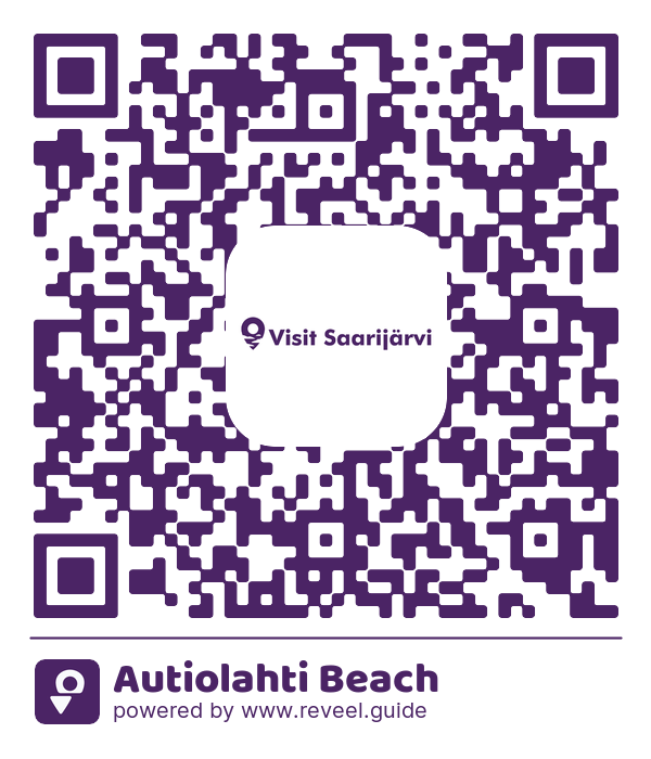 Image of the QR linking to the Autiolahti Beach