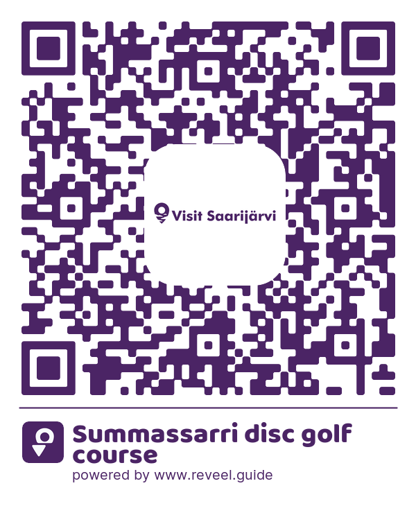 Image of the QR linking to the Summassarri disc golf course