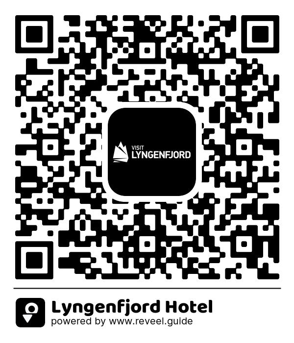 Image of the QR linking to the Lyngenfjord Hotel
