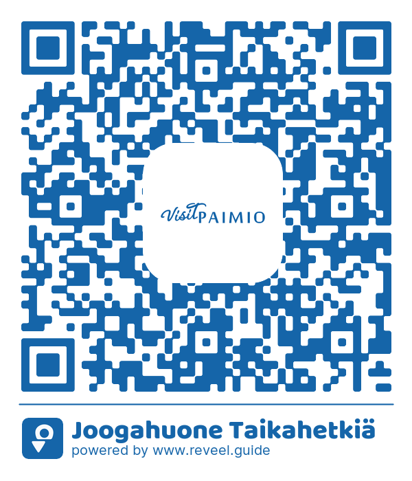 Image of the QR linking to the Joogahuone Taikahetkiä