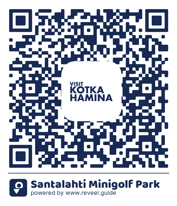 Image of the QR linking to the Santalahti Minigolf Park