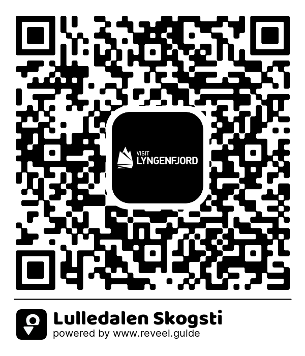 Image of the QR linking to the Lulledalen Skogsti