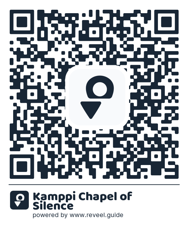 Image of the QR linking to the Kamppi Chapel of Silence
