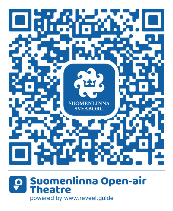 Image of the QR linking to the Suomenlinna Open-air Theatre