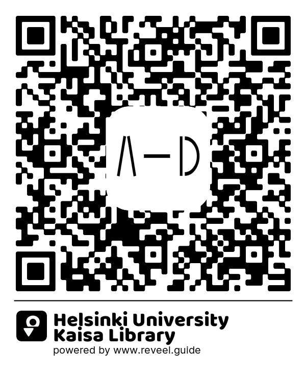 Image of the QR linking to the Helsinki University Kaisa Library