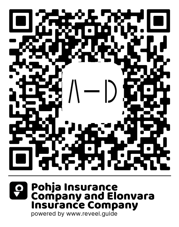 Image of the QR linking to the Pohja Insurance Company and Elonvara Insurance Company