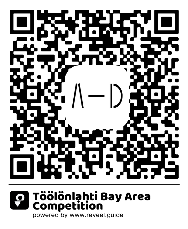 Image of the QR linking to the Töölönlahti Bay Area Competition