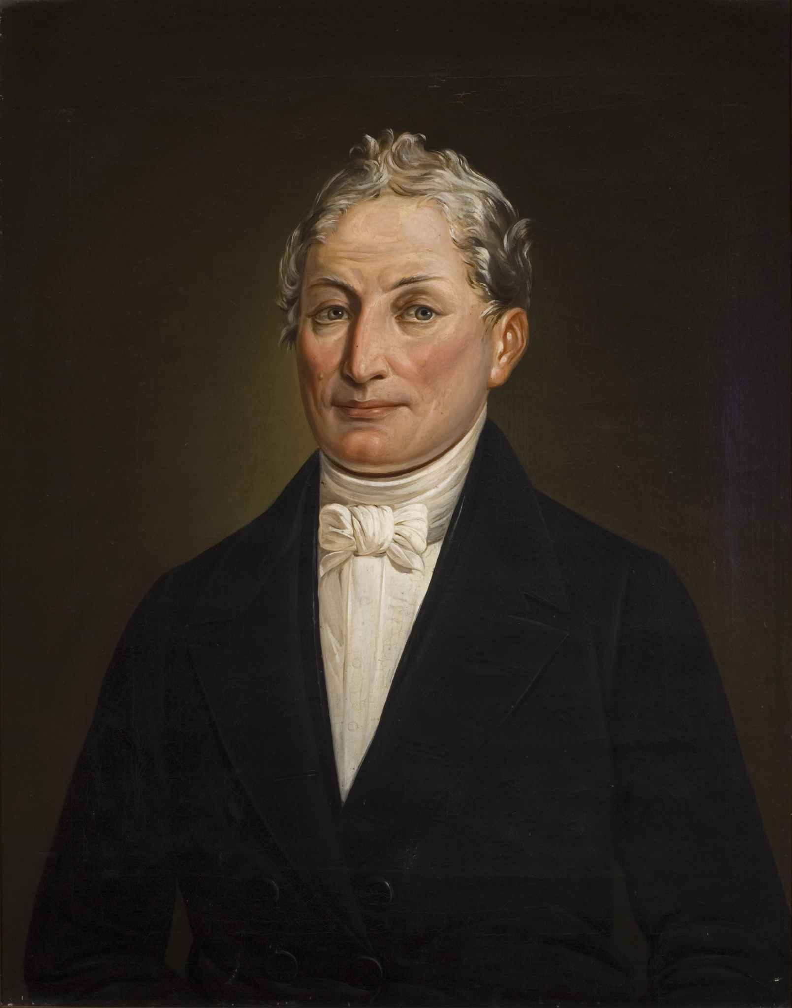 Robert Wilhelm Ekman, Portrait of Abraham Kingelin (1788-1849) 1855