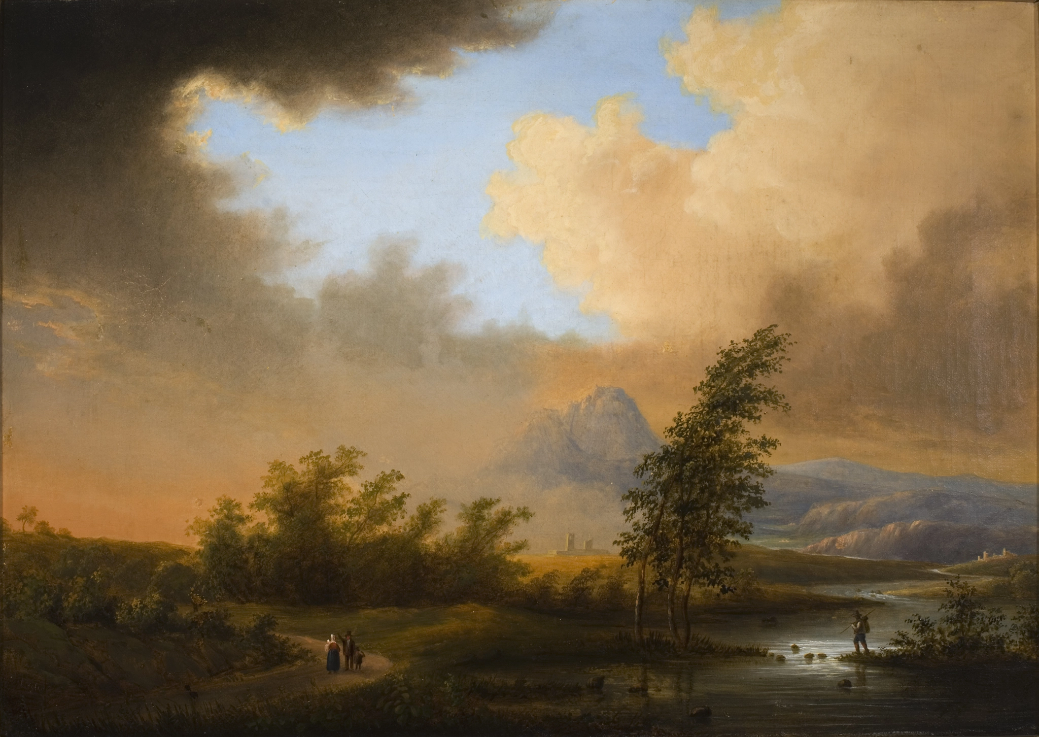 Thomas Legler, Landscape with storm clouds