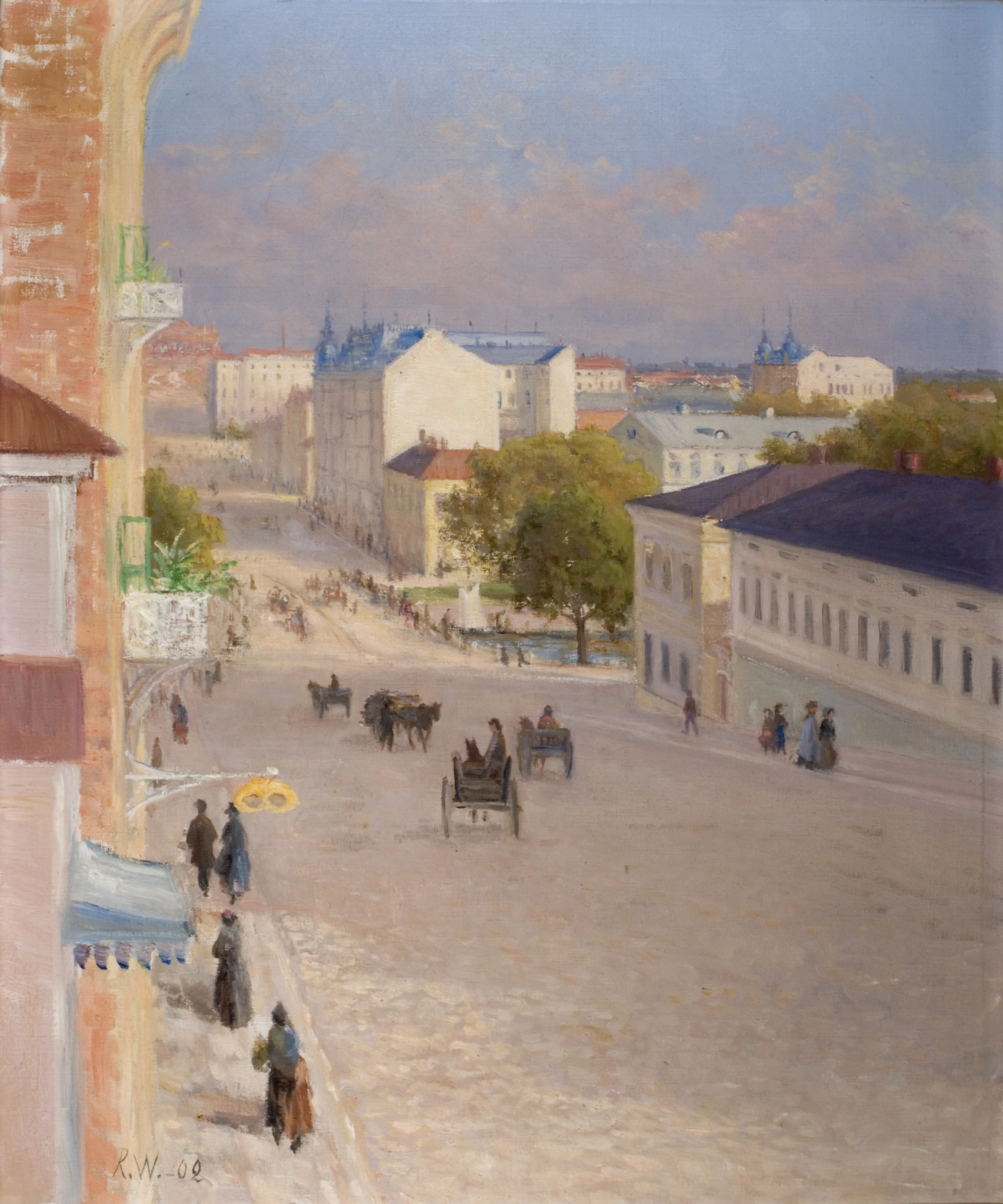 Karl Wahlström, View from Kaskenmäki, 1902