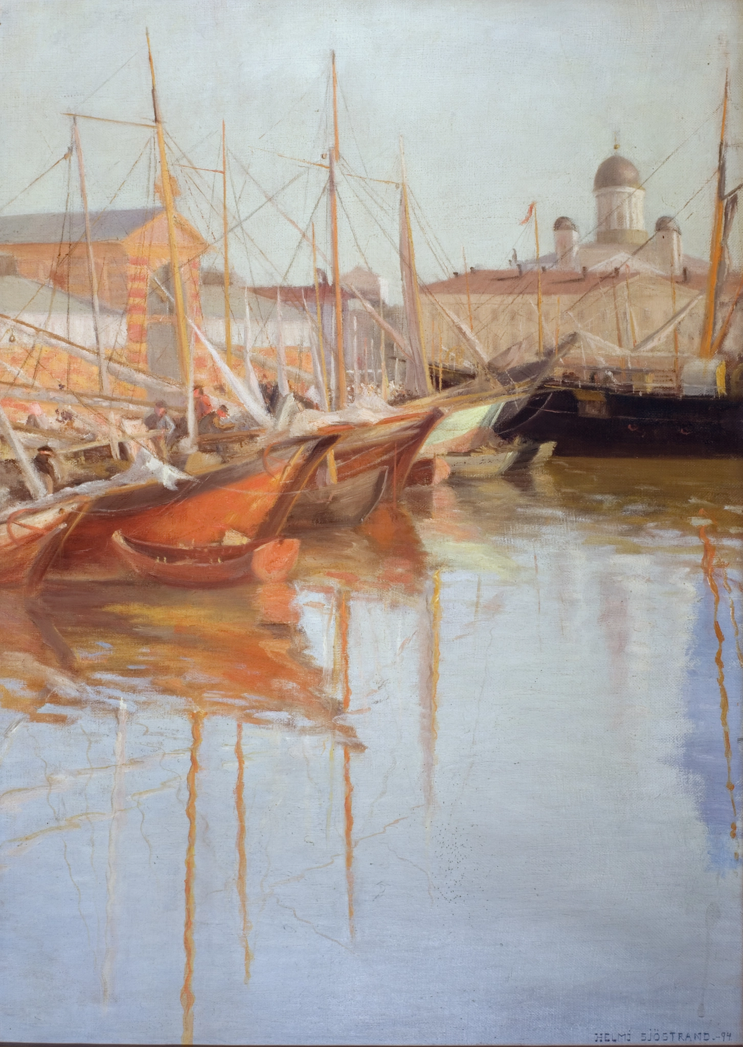 Helmi Sjöstrand, South Harbor in Helsinki, 1894