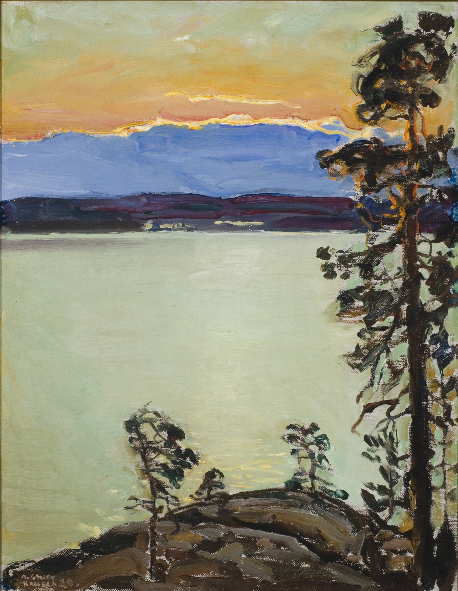 Akseli Gallen-Kallela, Pine trees, 1920