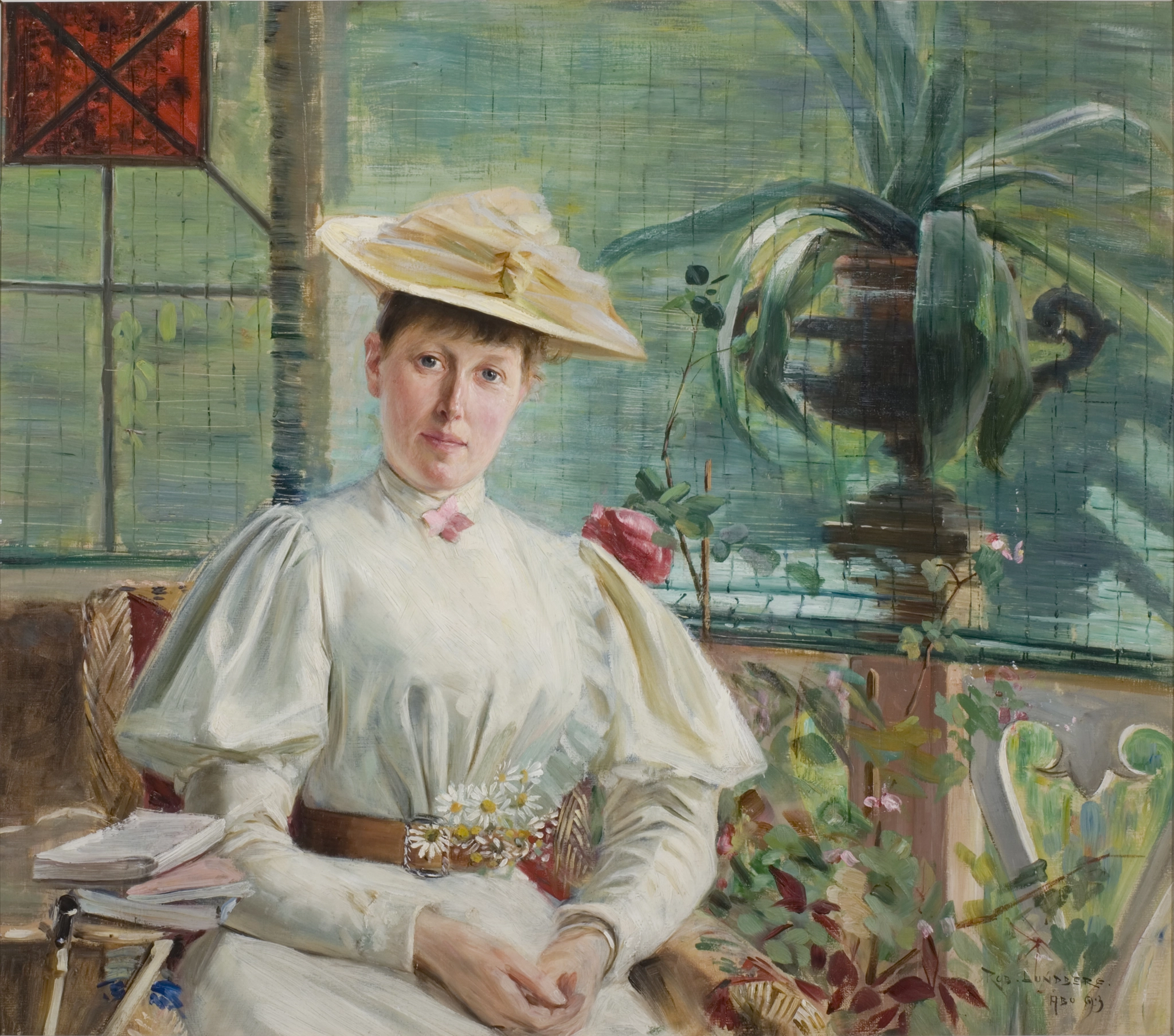 Robert Lundberg, Portrait of Hélène Jacobsson, 1893