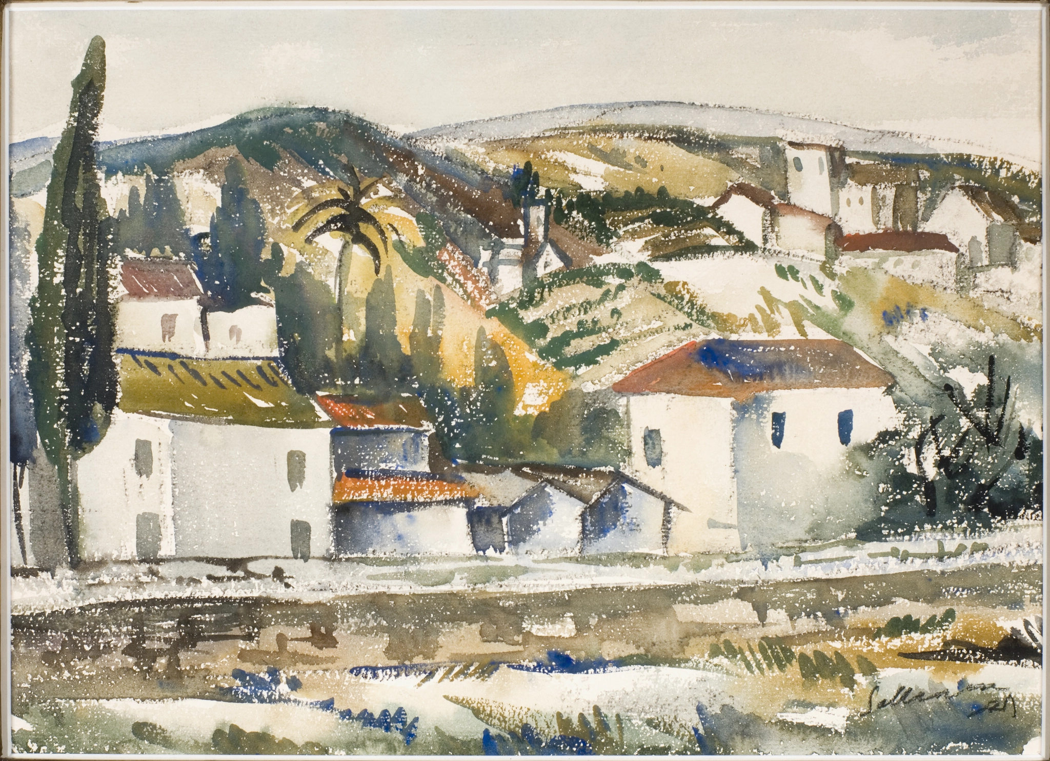 Tyko Sallinen, View from Cagnes, 1921