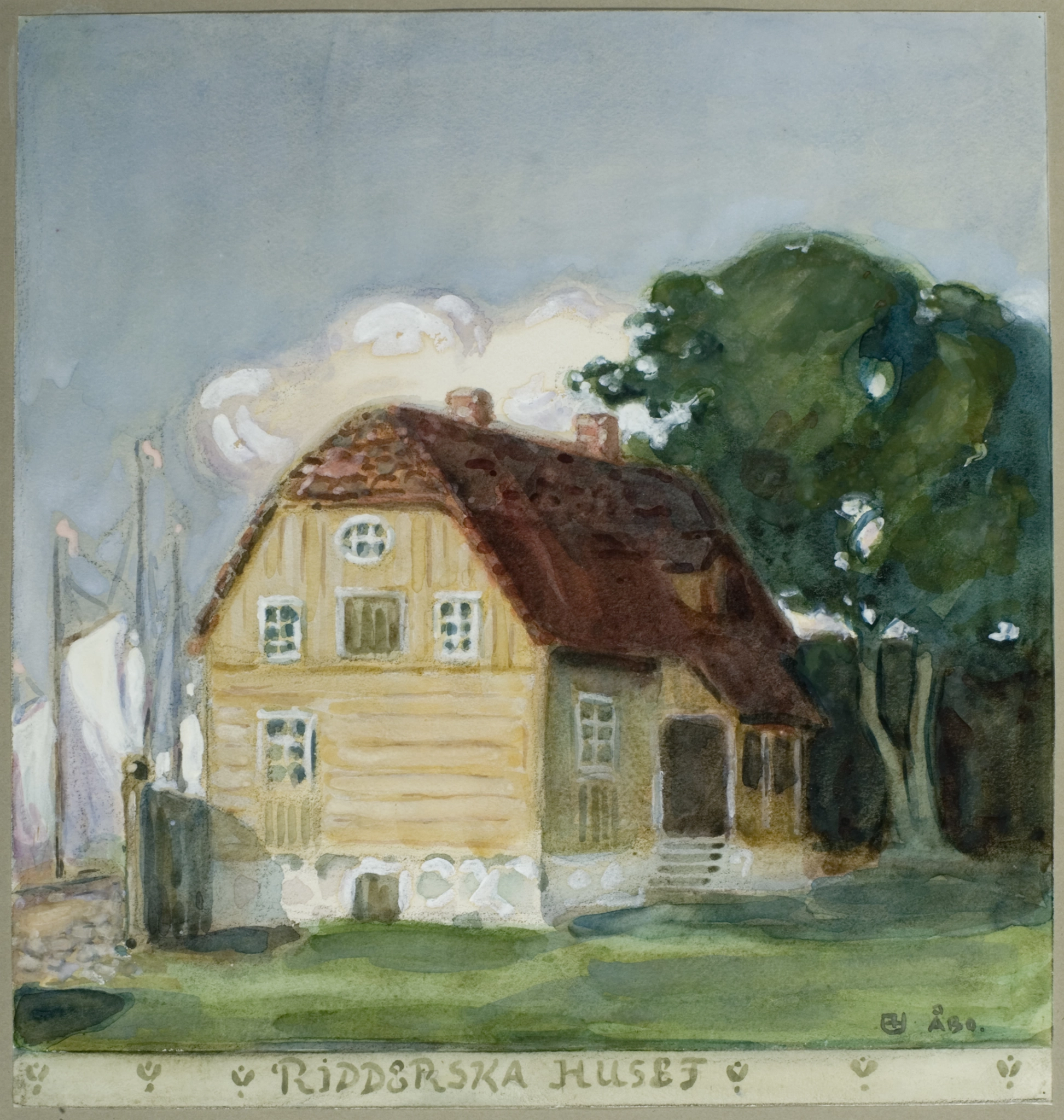 Axel Haartman, The Ridder House