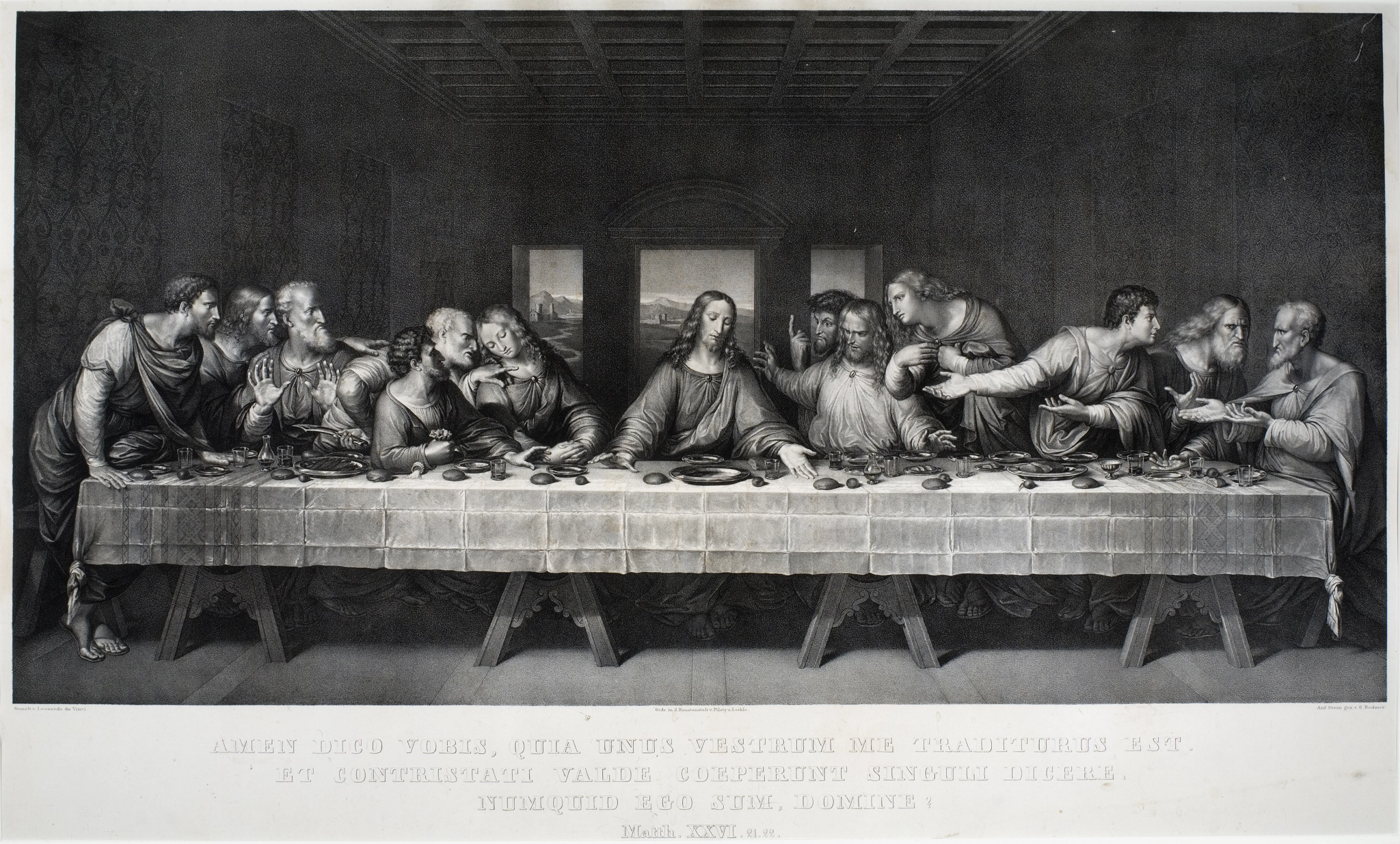 Gottlieb Bodmer, The last supper