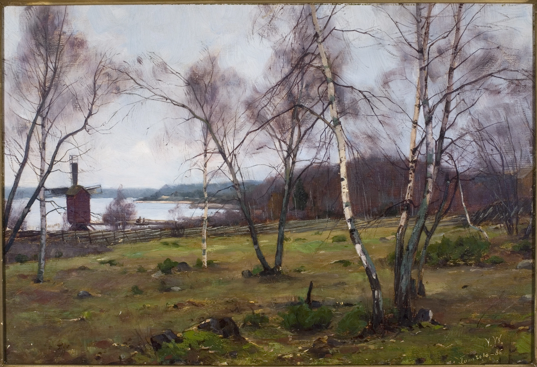 Victor Westerholm, View from Tomtebo, 1886