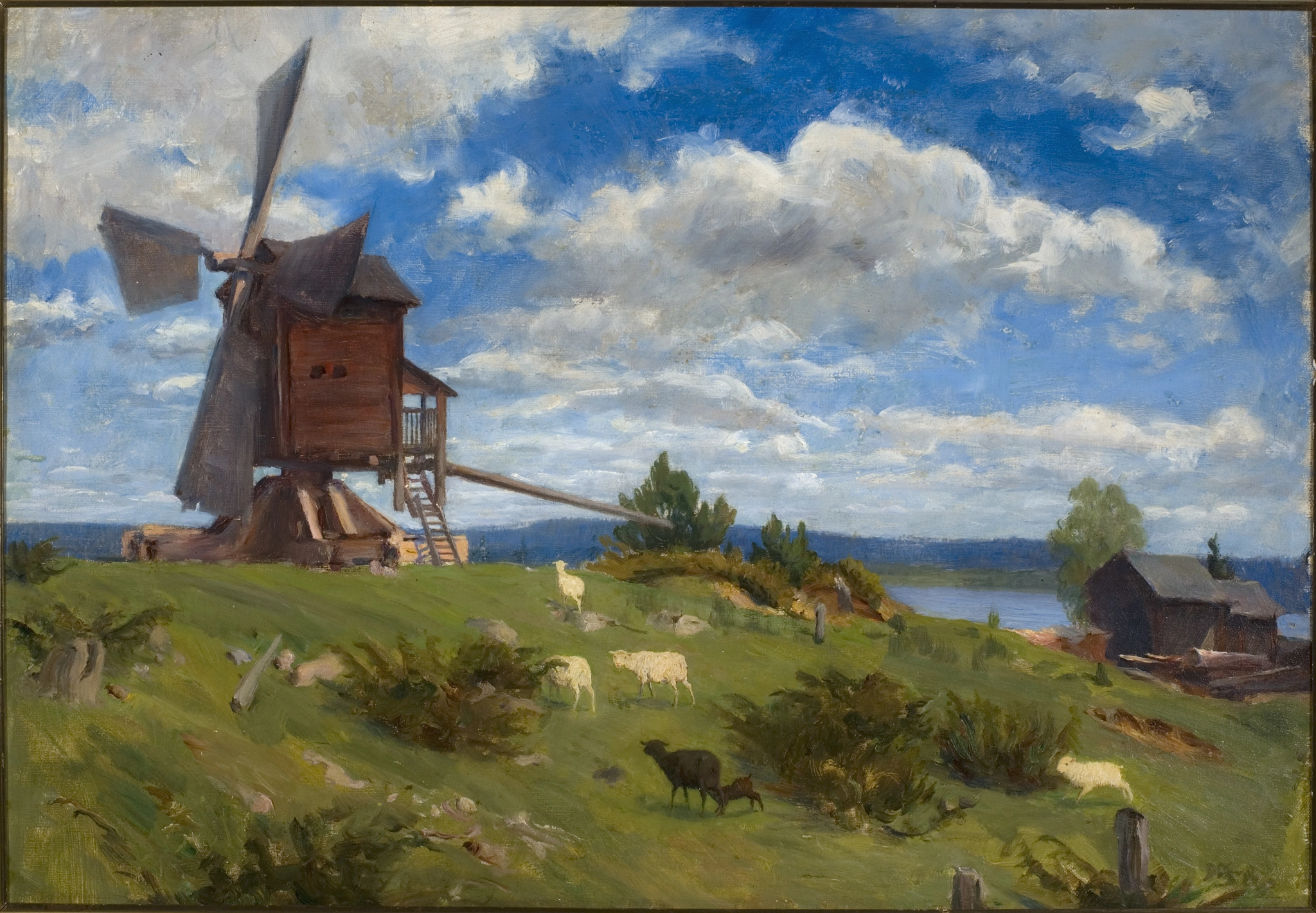 Venny Soldan-Brofelt, Windmill on a Hill