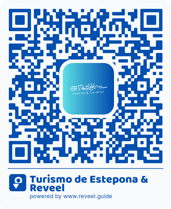 Image of the QR linking to the Estepona Tourism Delegation & Reveel