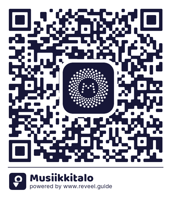 Image of the QR linking to the Musiikkitalo