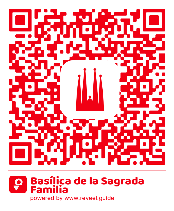 Image of the QR linking to the Basílica de la Sagrada Familia
