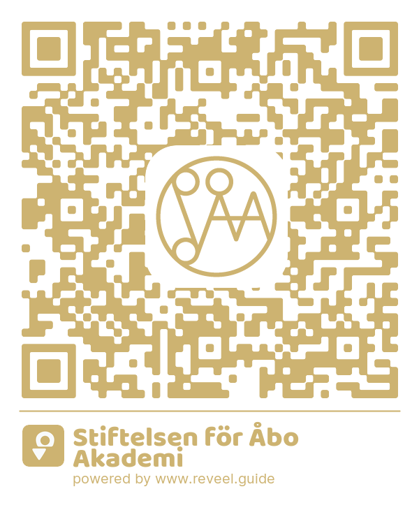 Image of the QR linking to the Stiftelsen för Åbo Akademi