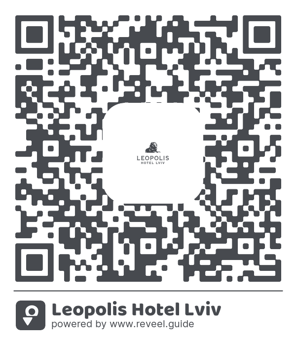 Image of the QR linking to the Leopolis Hotel Lviv