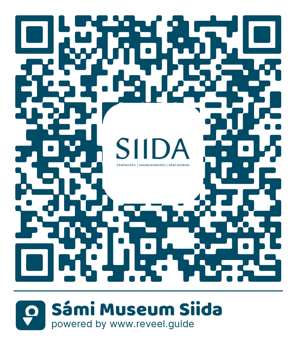 Image of the QR linking to the Sámi Museum Siida