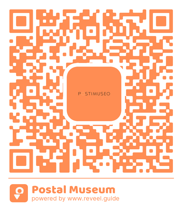 Image of the QR linking to the Postal Museum