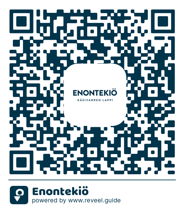 Image of the QR linking to the Enontekiö