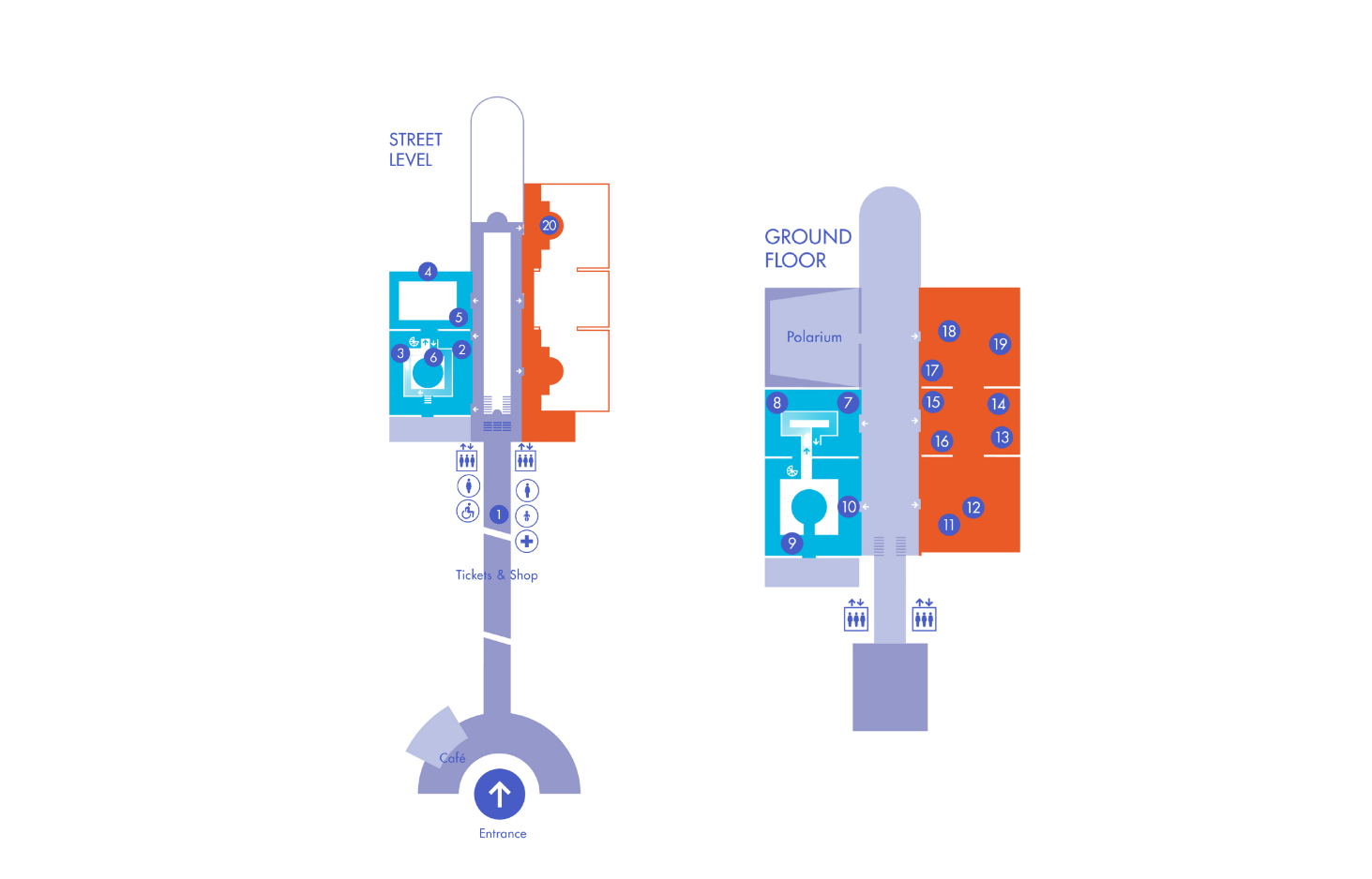 Floorplan of the Audio Guide