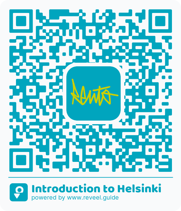 Image of the QR linking to the Introduction to Helsinki