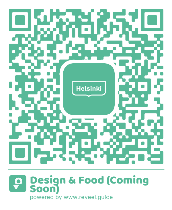 Image of the QR linking to the Design & Food (Coming Soon)