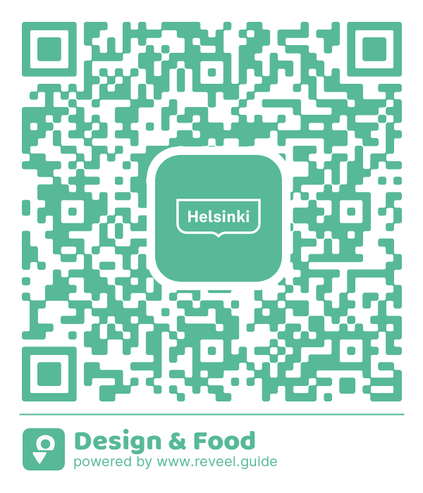 Image of the QR linking to the Design & Food