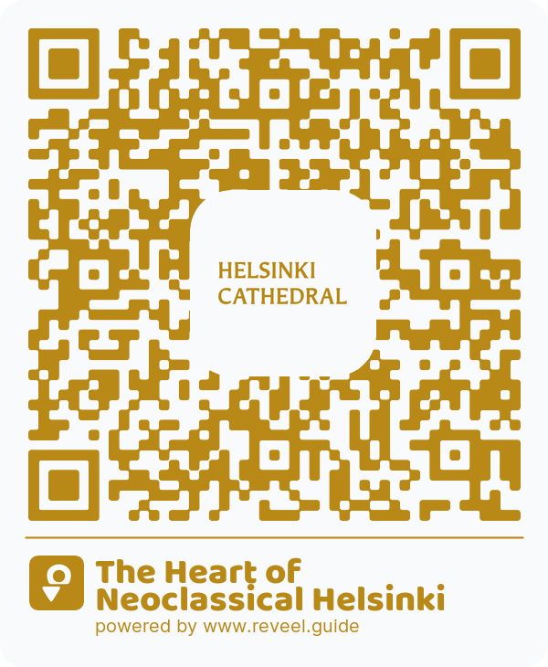 Image of the QR linking to the The Heart of Neoclassical Helsinki