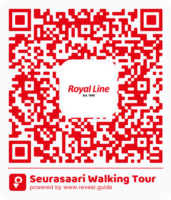 Image of the QR linking to the Seurasaari Walking Tour