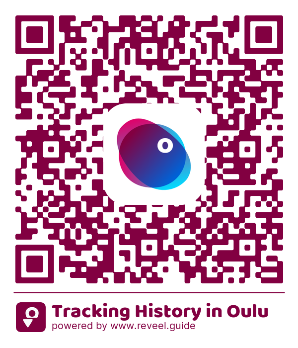 Image of the QR linking to the Tracking History in Oulu