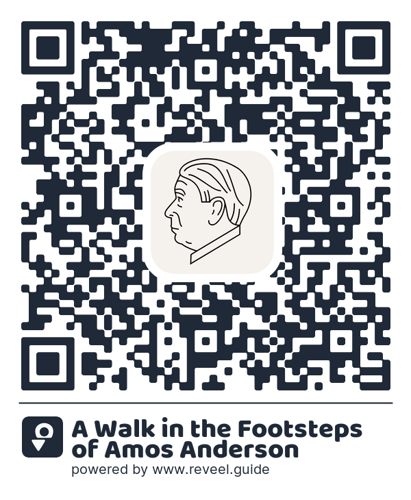 Image of the QR linking to the A Walk in the Footsteps of Amos Anderson